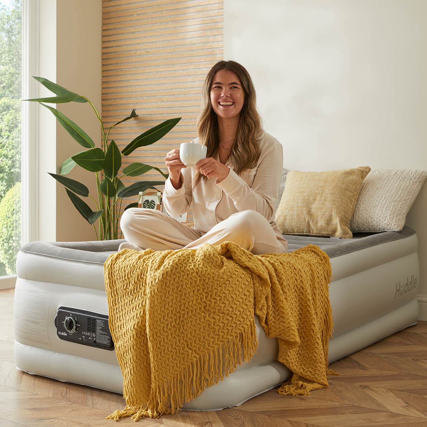 Lux Never Deflate Air Mattress with Patented Dual Pump