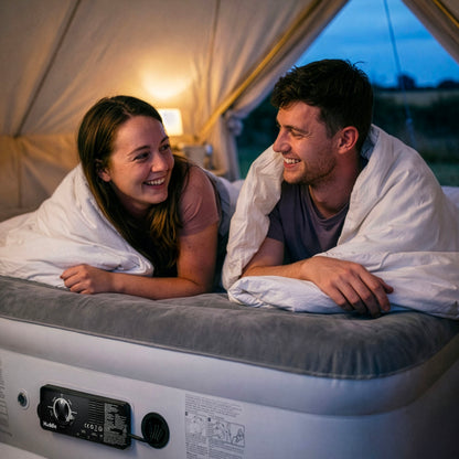 Huddle Never Deflate™ Air Mattress with Patented Dual Pump - Double