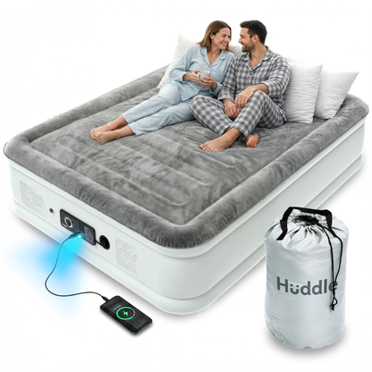 Huddle Never Deflate™ Air Mattress with Patented Dual Pump - Double