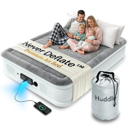 Never Deflate™ Air Mattress with Patented Dual Pump - King