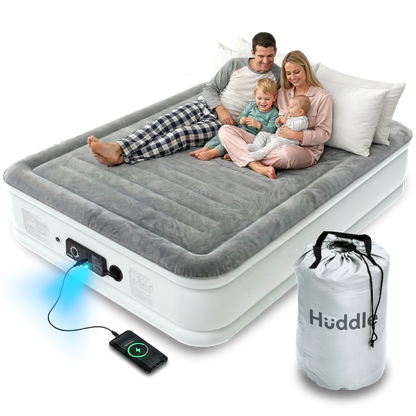Huddle Never Deflate™ Air Mattress with Patented Dual Pump - King