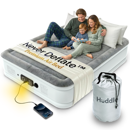 Never Deflate™ Air Mattress with Patented Dual Pump - King
