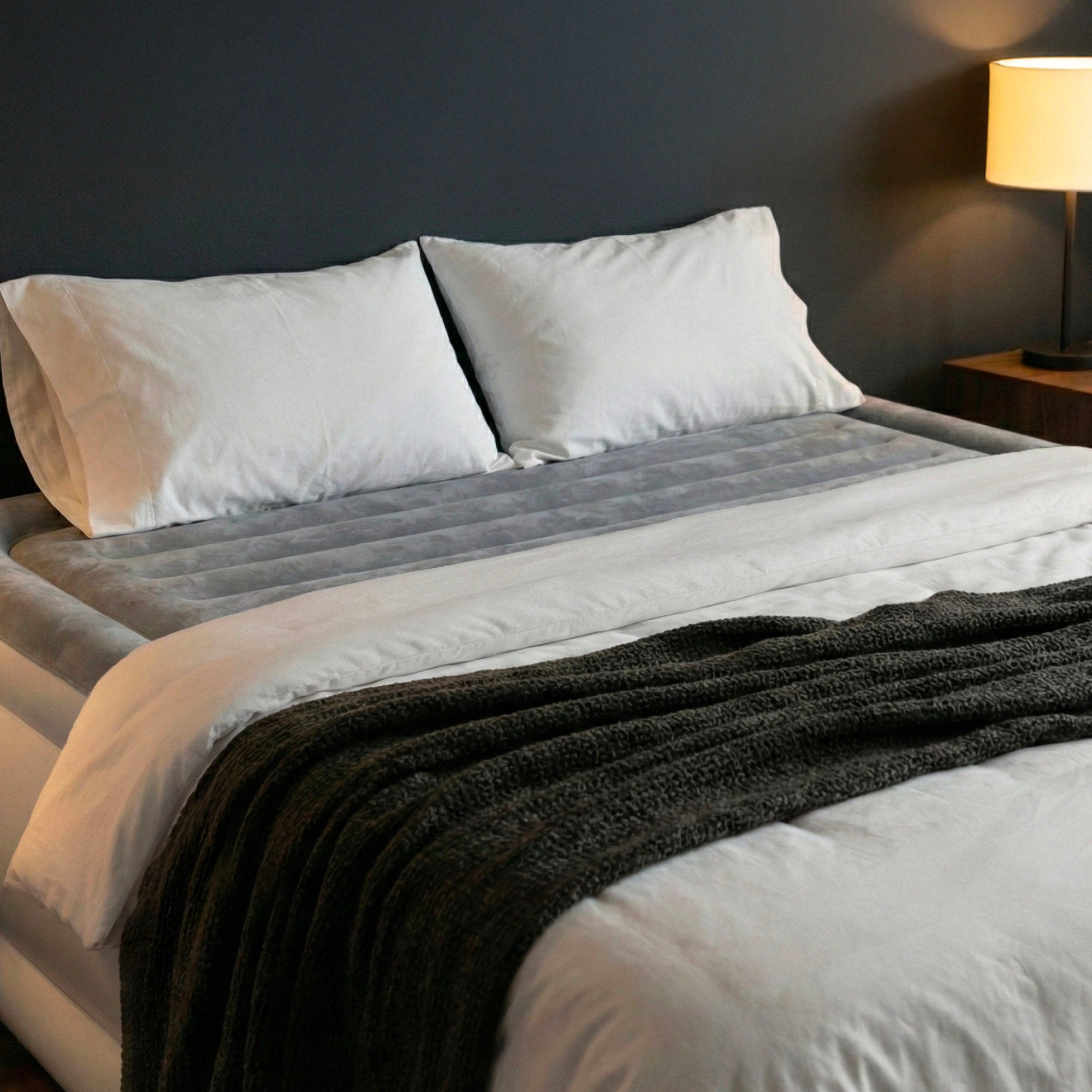 Never Deflate™ Air Mattress with Patented Dual Pump - King