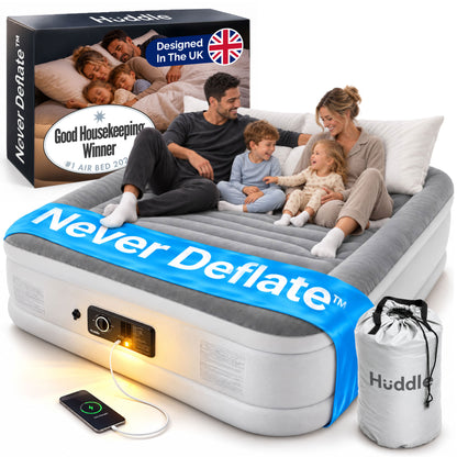 Colchón inflable Huddle Never Deflate™ con doble bomba patentada - Super King