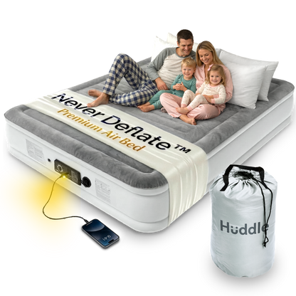 Never Deflate™ Air Mattress with Patented Dual Pump - Super King